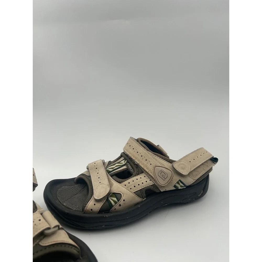 FootJoy Specialty Golf Sandals Mens 8M Tan Brown Adjustable Straps 48461